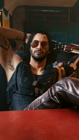 Johnny Silverhand from Cyberpunk 2077