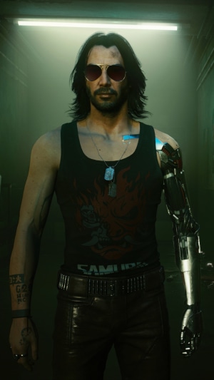 Johnny Silverhand from Cyberpunk 2077