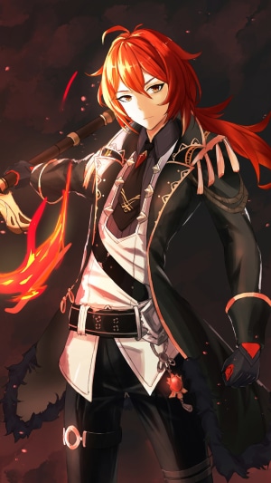 Diluc from Genshin Impact