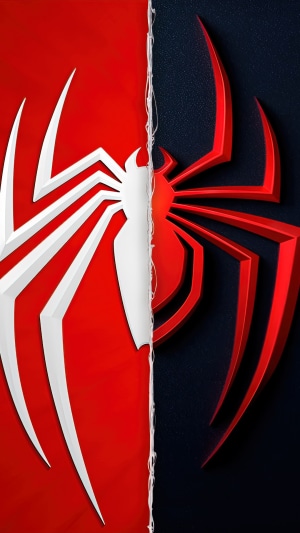 Spider-Man: Miles Morales split logo