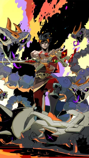 Zagreus from Hades fighting monsters
