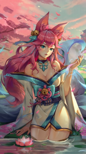 Ahri from League of Legends Spirit Blossom