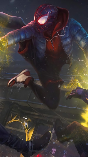 Spider-Man (Miles Morales) in action