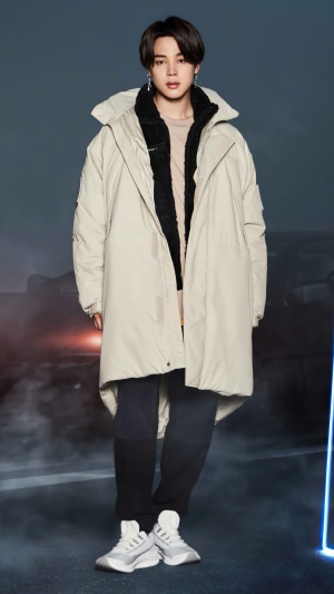 Jimin from BTS in a photoshoot