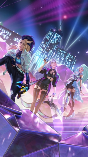 Kda, All Out, Akali, Evelynn, Seraphine, Ahri, Kaisa, Lol, League Of 