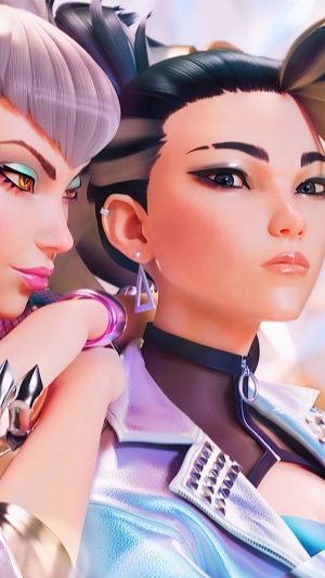 Evelynn and Akali from League of Legends KDA