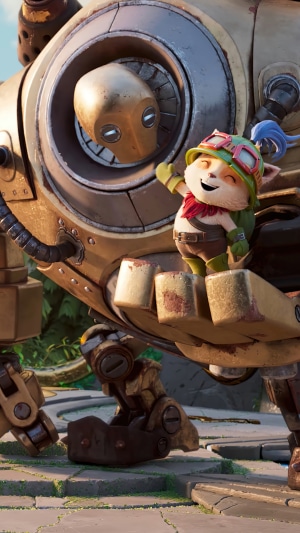 Teemo and Blitzcrank from League of Legends