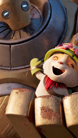 Teemo from League of Legends with Blitzcrank