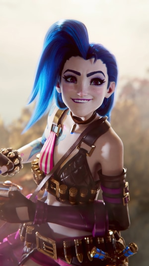 Jinx from League of Legends Wild Rift