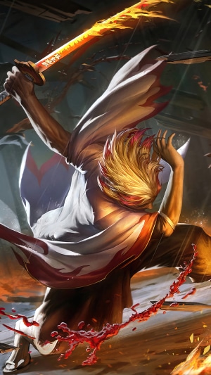 Kyojuro Rengoku from Demon Slayer Kimetsu no Yaiba