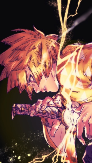 Zenitsu Agatsuma from Demon Slayer Kimetsu no Yaiba