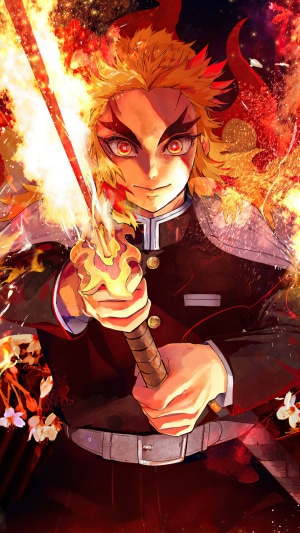 Kyojuro Rengoku from Demon Slayer Kimetsu no Yaiba