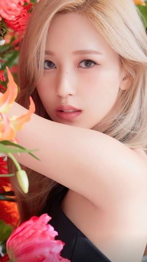 Mina from TWICE in Elegant Pose