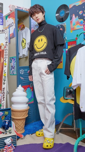 Choi Beomgyu from TXT in Blue Hour concept