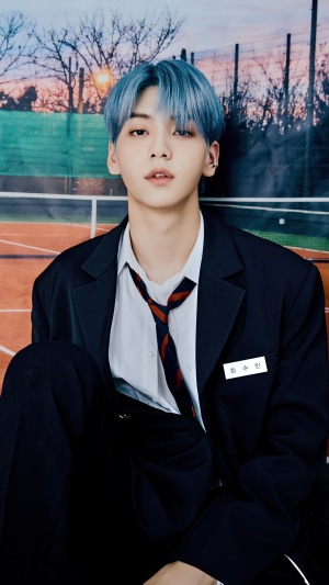 Soobin from TXT in Blue Hour photoshoot