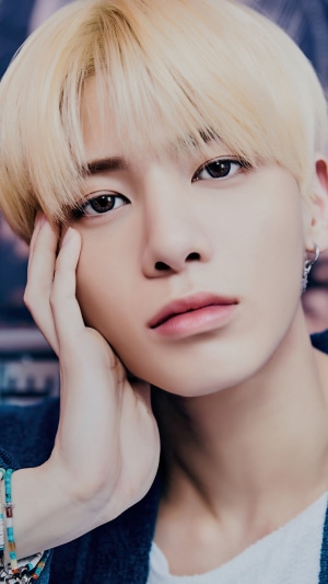 Taehyun from TXT Kpop Blue Hour Photoshoot