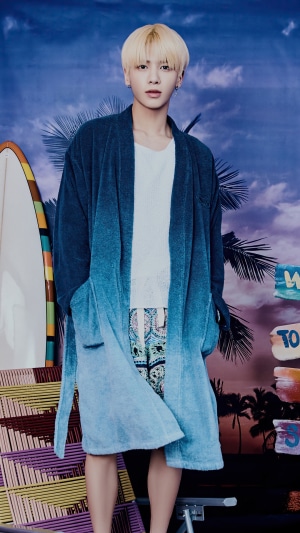 Taehyun from TXT in Blue Hour photoshoot