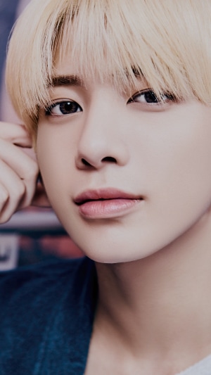 Taehyun from TXT Kpop Blue Hour Photoshoot