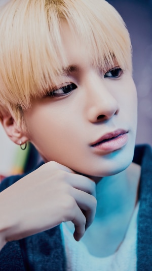 Taehyun from TXT Kpop Blue Hour Photoshoot
