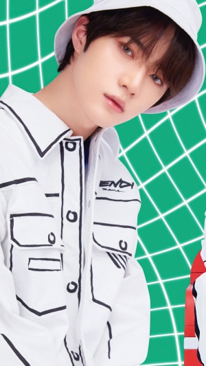 Beomgyu from Tomorrow X Together in Blue Hour