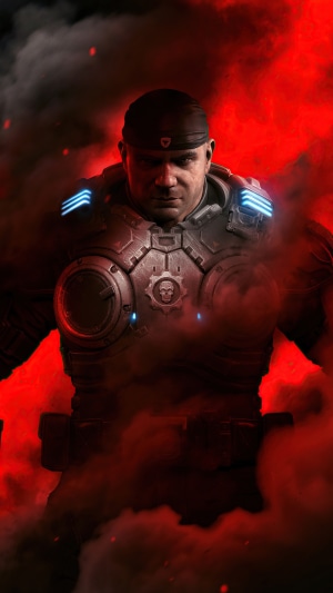 Marcus Fenix from Gears of War