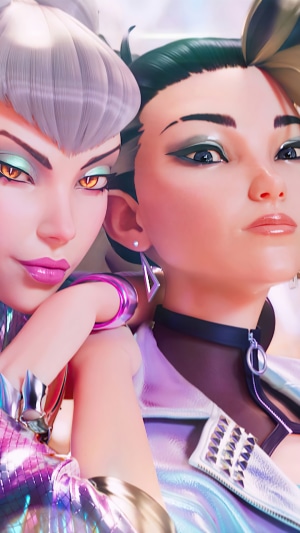 Evelynn and Akali from League of Legends