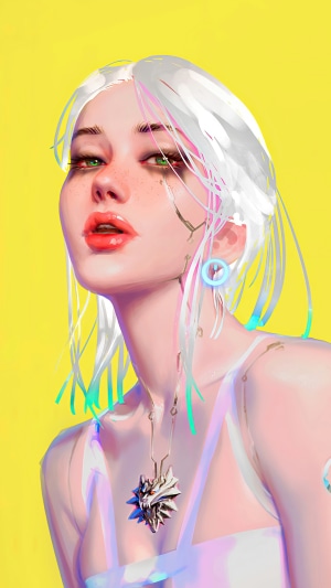 Ciri from Cyberpunk 2077