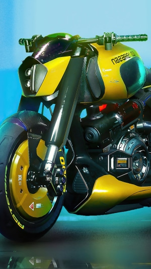 Cyberpunk 2077 Nazare motorcycle