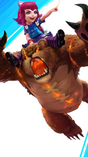 Annie and Tibbers from League of Legends Wild Rift