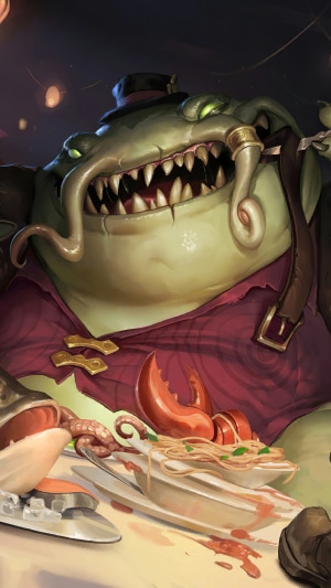 Tahm Kench from League of Legends and Legends of Runeterra