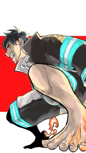 Shinra Kusakabe from Fire Force