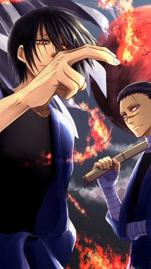 Benimaru Shinmon and Konro Sagamiya from Fire Force