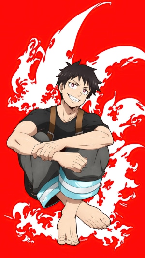 Shinra Kusakabe, Fire Force, Anime, Enen no Shouboutai HD Phone ...