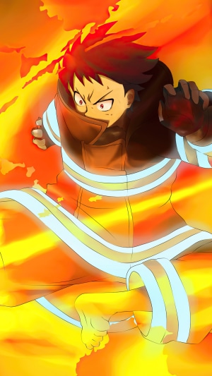 Shinra Kusakabe from Fire Force