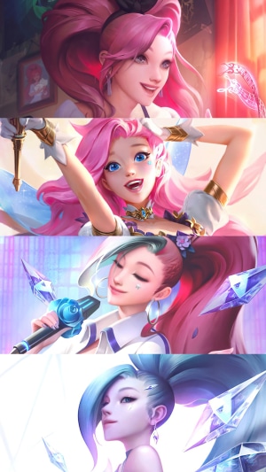 Seraphine from League of Legends KDA All Out