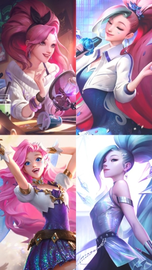 Seraphine from League of Legends KDA All Out