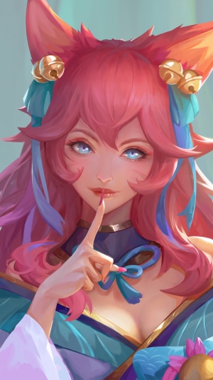 Ahri from League of Legends, Spirit Blossom skin