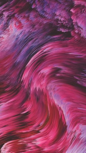 Abstract Pink and Purple Swirling Waves