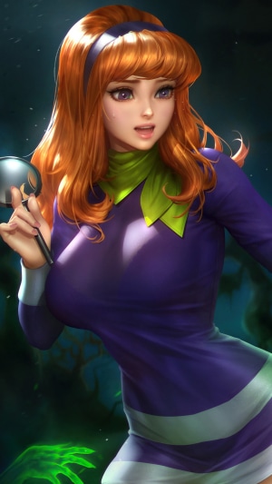 Daphne Blake, Scooby Doo, Digital Art, Cartoon HD Phone Wallpaper ...