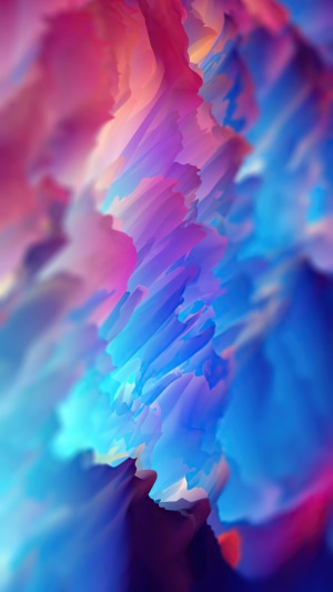 Abstract colorful digital art with swirling textures