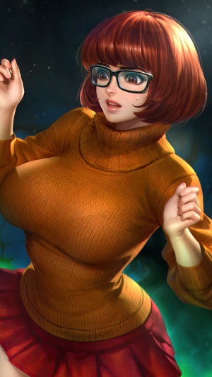 Velma Dinkley from Scooby Doo Digital Art