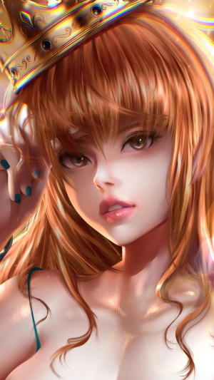 Nami from One Piece in Detailed Anime Style