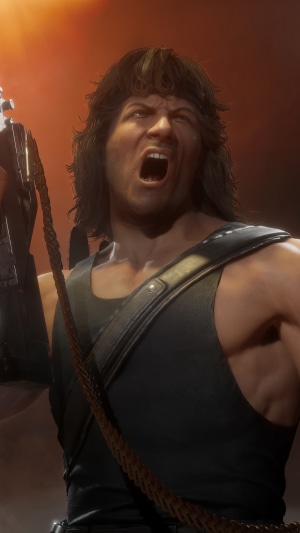 Rambo from Mortal Kombat 11