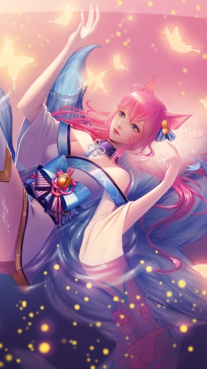 Ahri from League of Legends, Spirit Blossom skin
