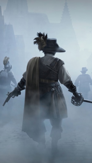 Black Legends Video Game Characters in Fog