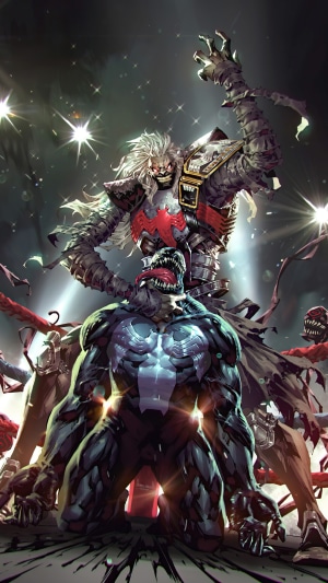 Knull and Venom from Marvel Comics