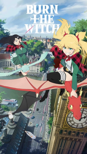 BURN THE WITCH Anime Poster with Noel Niihashi and Ninny Spangcole