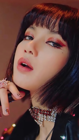 Lisa from BLACKPINK in Lovesick Girls Style