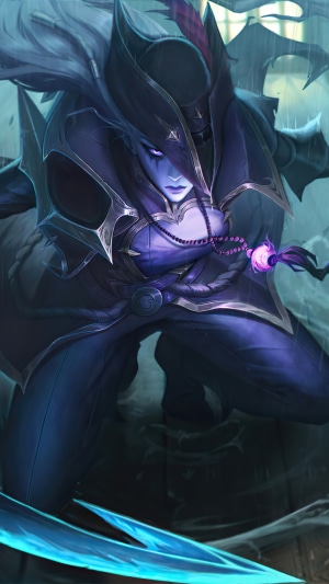 Diana from League of Legends in Battle Stance