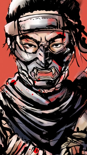 Jin Sakai from Ghost of Tsushima